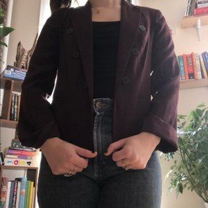 Burgundy Blazer